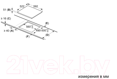 Индукционная варочная панель Bosch PVS651FC5E