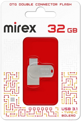 Usb flash накопитель Mirex Bolero 32GB / 13600-IT3BLR32