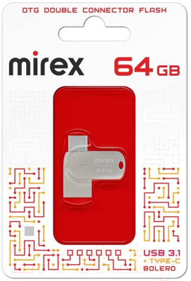 USB flash накопитель Mirex Bolero 64GB / 13600-IT3BLR64