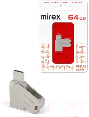 USB flash накопитель Mirex Bolero 64GB / 13600-IT3BLR64