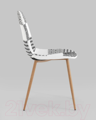 Стул Stool Group Валенсия SN OS-001P Patchwork Bw (пэчворк черно-белый)