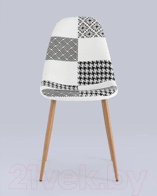 Стул Stool Group Валенсия SN OS-001P Patchwork Bw (пэчворк черно-белый)