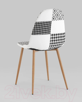 Стул Stool Group Валенсия SN OS-001P Patchwork Bw (пэчворк черно-белый)