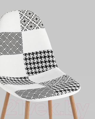 Стул Stool Group Валенсия SN OS-001P Patchwork Bw (пэчворк черно-белый)