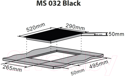 Индукционная варочная панель ZORG MS 032