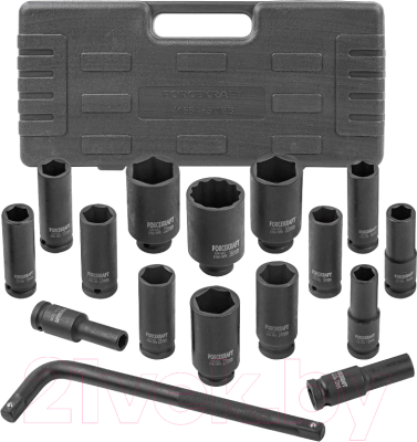 Набор головок слесарных ForceKraft FK-4166A-5MPB - фото