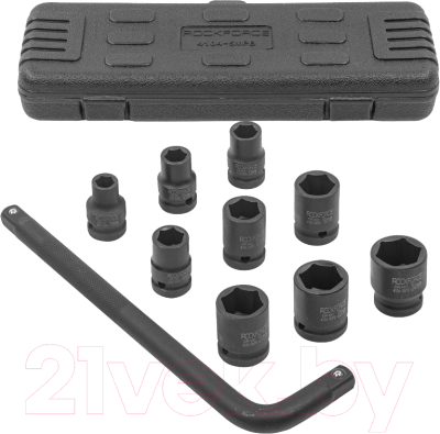 Набор головок слесарных RockForce RF-4104-5MPB - фото