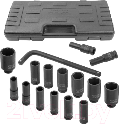 Набор головок слесарных RockForce RF-4166A-5MPB - фото