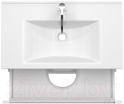 Тумба под умывальник ЗОВ Дион 60 / D60LWP0M9003MKV5 (белый матовый)