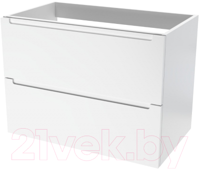 Тумба под умывальник ЗОВ Дион 70 / D70LWP0M9003MKV5 (белый матовый) - фото