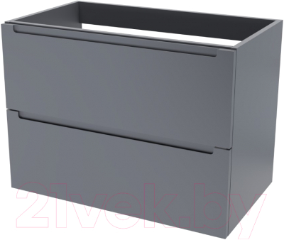 Тумба под умывальник ЗОВ Дион 60 / D60LAFM7015MKV5 (графит матовый) - фото