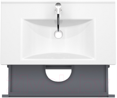 Тумба под умывальник ЗОВ Дион 70 / D70LAFM7015MKV5 (графит матовый)