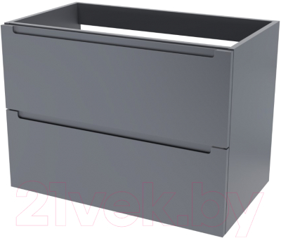Тумба под умывальник ЗОВ Дион 90 / D90LAFM7015MKV5 (графит матовый) - фото
