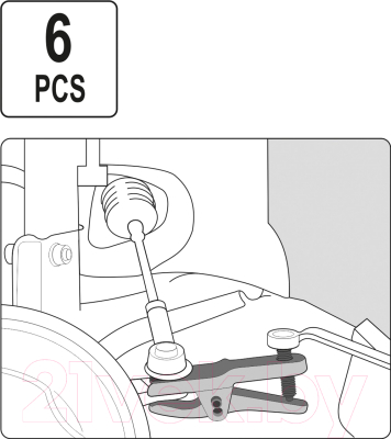 Набор съемников Yato YT-06157