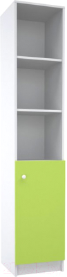 Стеллаж МДК Феникс СЛУФ-Л узкий 390x370x2000 (лайм) - фото