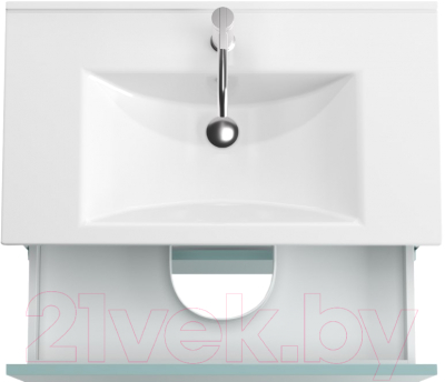 Тумба под умывальник ЗОВ Лира 100 / L100MW0MAGVA (адриатик)