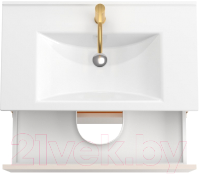 Тумба под умывальник ЗОВ Лира 60 / L60MW0MTGVG (тальк)