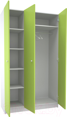 Шкаф МДК Феникс СК3Ф-Л 3-х створчатый 1980x1200x490 - фото