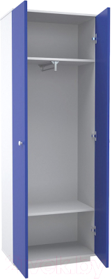 Шкаф МДК Феникс ГШ3Ф-С 2-х створчатый 1800x650x370 (синий) - фото