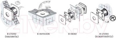 Вентилятор накладной Cata E-100 G