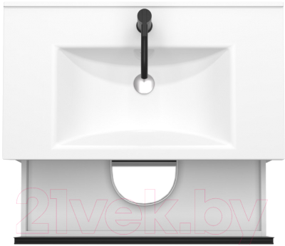 Тумба под умывальник ЗОВ Парма 70 / P70LWP0MWMC1B (белый матовый)