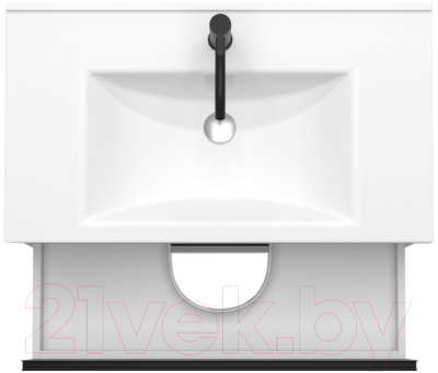 Тумба под умывальник ЗОВ Парма 90 / P90LWP0MWMC1B (белый матовый)