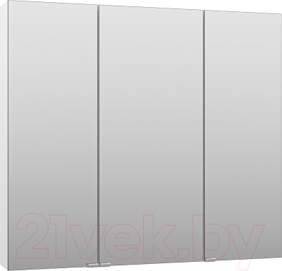 Шкаф с зеркалом для ванной Misty Аура 90 / Э-Аур02090-01 - фото
