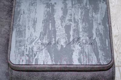 Диван угловой Петрамебель Браво комфорт левый с беспроводной зарядкой (темно-серый искусственная замша Кальвадос 790)