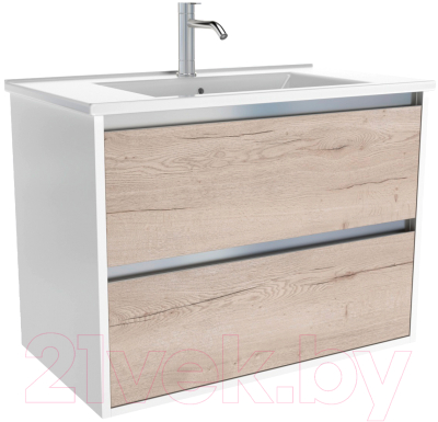 Тумба под умывальник ЗОВ Парма 60 / P60LWP0MWHMC1A - фото