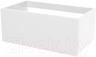 Тумба под умывальник ЗОВ Кито 100 / K100LW0MWM (белый матовый) - фото