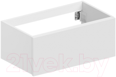 Тумба под умывальник ЗОВ Кито 60 / K60LA0MWM (аттик/белый матовый) - фото