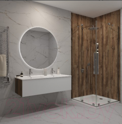 Тумба под умывальник ЗОВ Кито 120 / K120LA0MWM (аттик/белый матовый)