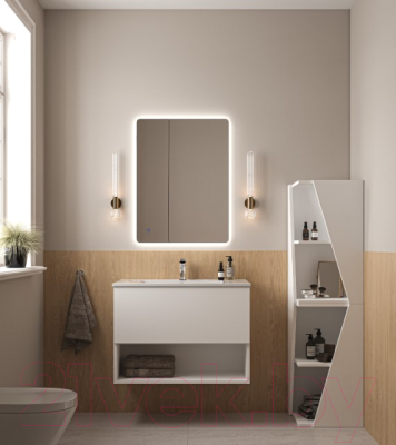 Тумба под умывальник ЗОВ Кито-2 60 / 2K60LW0MWM (белый матовый)