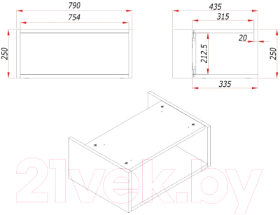 Тумба под умывальник ЗОВ Кито-2 80 / 2K80LW0MRM (белый/тростник)