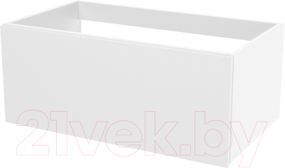 Тумба под умывальник ЗОВ Кито 60 / K60LW0MWMC (белый матовый) - фото