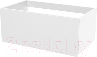 Тумба под умывальник ЗОВ Кито 70 / K70LW0MWMC (белый матовый) - фото