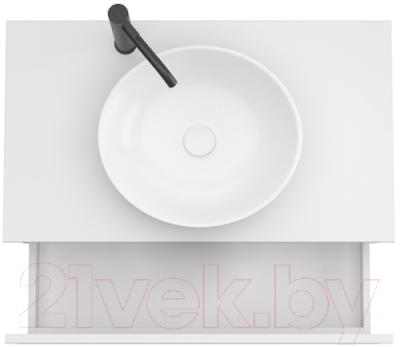 Тумба под умывальник ЗОВ Кито 70 / K70LW0MWMC (белый матовый)