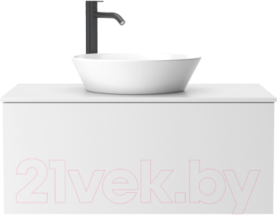 Тумба под умывальник ЗОВ Кито 80 / K80LW0MWMC (белый матовый)