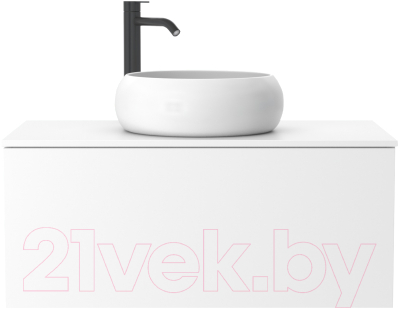 Тумба под умывальник ЗОВ Кито 80 / K80LA0MWMC (аттик/белый матовый)