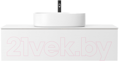 Тумба под умывальник ЗОВ Кито 120 / K120LA0MWMC (аттик/белый матовый)