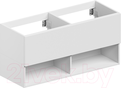 Тумба под умывальник ЗОВ Кито-2 120 / 2K120LW0MWMC (белый матовый) - фото