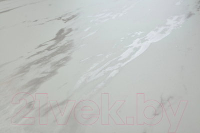 Обеденный стол M-City Cremona 160 KL-99 / DECDF501TKL99BLK160 (белый мрамор матовый/черный)