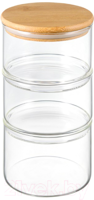 Набор емкостей для хранения Smart Solutions SFE-SS-SJ-GLS-BM-Set3 (3шт) - фото