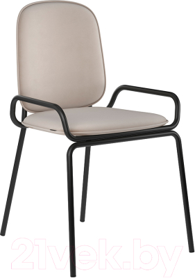 Стул Latitude Ror 2 Frame / RORCH2FRBKVLRBG (черный/бежевый) - фото
