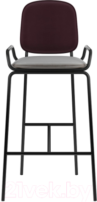 Стул барный Latitude Ror 2 Frame / RORBCH2FRBKVLRDPRPLWGR (черный/пурпурный/серый)