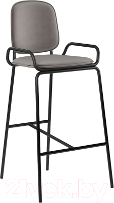 Стул барный Latitude Ror 2 Frame / RORBCH2FRBKVLRGR (черный/серый) - фото
