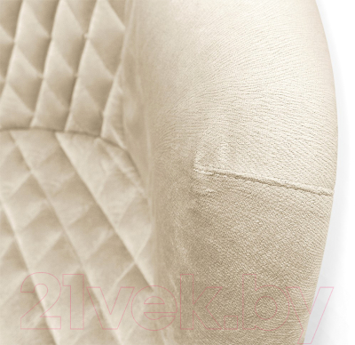 Стул барный Sheffilton SHT-ST31-C4/S80-1 (кремовый/прозрачный лак/черный муар)