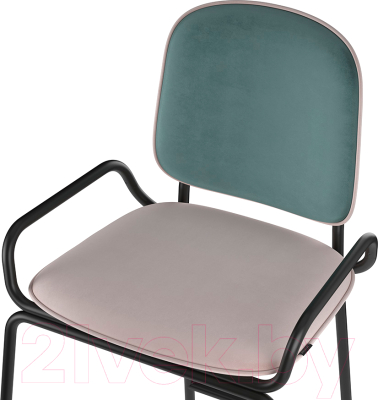 Стул барный Latitude Ror 2 Frame / RORBSCH2FRBKVLRGRNPK (черный/зеленый/розовый)