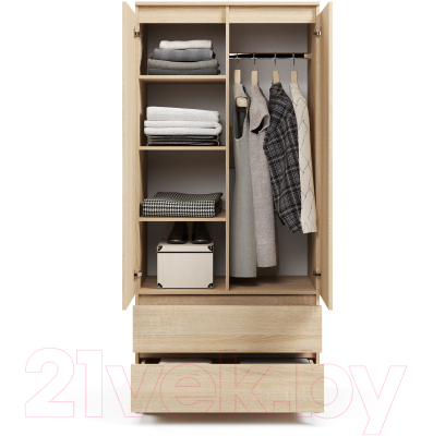 Шкаф ГМЦ ШК-2 (дуб сонома)