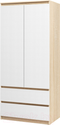 Шкаф ГМЦ ШК-2 (дуб сонома/белый) - фото